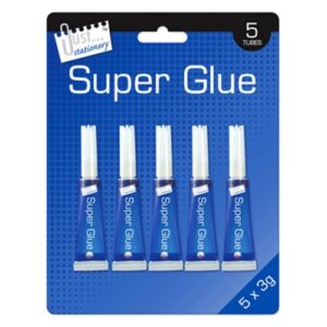 Just Stationery 3g Tube Super Glue (Pack Of 5)