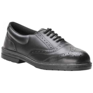 Leather Executive Safety Brogue Work Shoes Boots Slip Resistant Workwear FW46 [6.5]