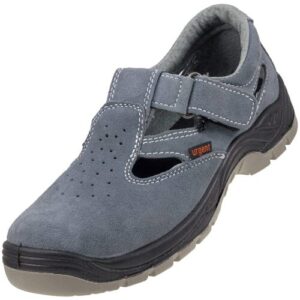Lightweight Safety Sandals Grey Anti Static Slip Resistant Steel Toe Cap 302S1
