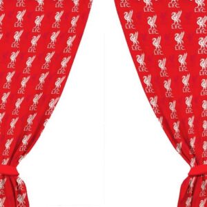 Liverpool FC Crest Pattern Curtains