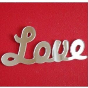 Love Script Mirror - 45 x 20 cm