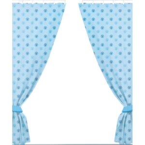 Manchester City FC Repeat Logo Pencil Pleat Curtains