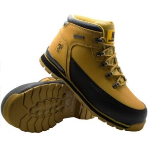 Mens Leather Safety Light Weight Work Ankle Boots Steel Toe Cap Shoes Trainers