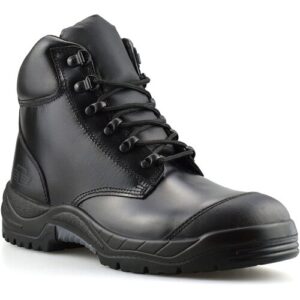 Mens Leather Waterproof Safety Steel Toe Cap Work Ankle Hiker Boots Shoes
