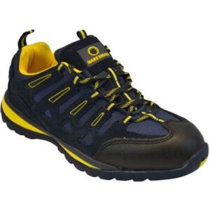 Mens Safety Boots Leather Steel Toe CAPS Ankle Trainers Hiking Shoes Size 6-13UK