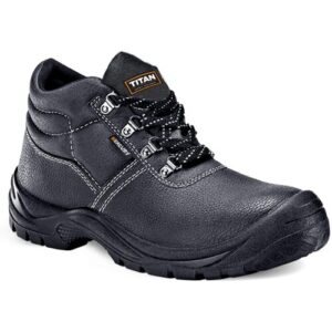 Mens Work Boots Steel Toe Caps Chukka Boots Titan Mercury Black Chukka Industrial Safety Boots SBP