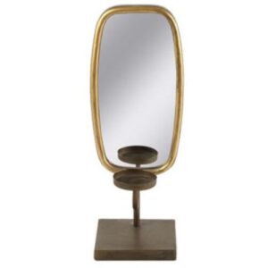 mirror David 16 x 18 x 48 cm nickel gold