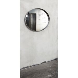 mirror Donna 3round 60 x 5 cm steel/glass grey