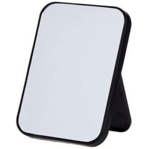 Mirror with Plastic Stand (14 x 1.5 x 20 cm)