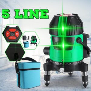 New 5 Line Green Light Laser Machine Laser Level Horizontal & Vertical Self-Leveling