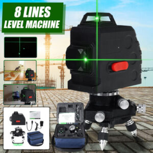New 8 Line Green Light Laser Machine Laser Level Horizontal & Vertical