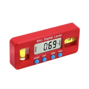New Electronic Spirit Level Four Unit Switches Digital Display Strong Magnetic Laser Level