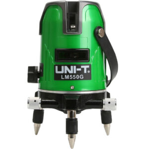 New UNI-T LM550G 5 Lines Green Laser Level 360 Degree Self-leveling Cross Laser Level