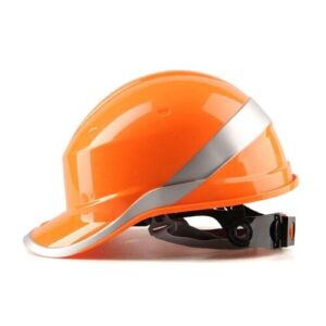 (Orange) Delta Plus Safety Helmet