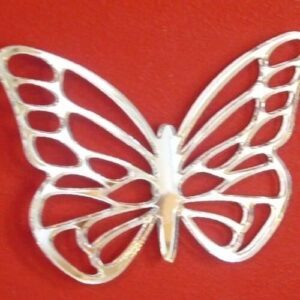 Patterned Butterfly Mirror - 20 x 14 cm