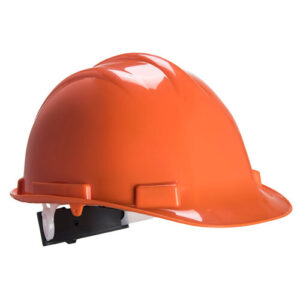 Portwest Mens Expertbase Wheel Safety Helmet Orange Orange