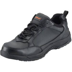 PSF Mens Worktough Safety Trainer Black Boot 74SM