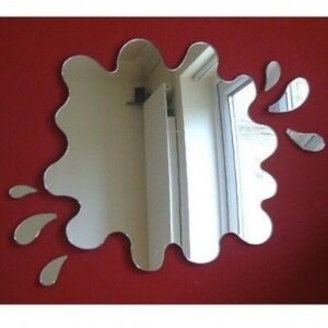 Puddle and Six Splashes Wall Mirror - 53cm x 45cm