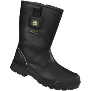 Rock Fall Manitoba Cold Store Thermal Non-Metallic Safety Rigger Boots - RF040 - Black