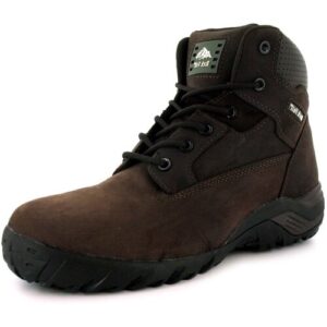 Rock Fall New Mens/Gents Brown Hiker Style Safety Boots En Iso 20345 S3 - Brown - UK Sizes 6-12