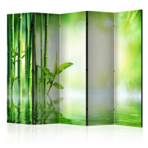 Room Divider - Green Bamboo II [Room Dividers]
