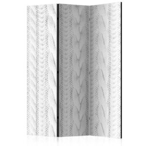 Room Divider - White Knit [Room Dividers]