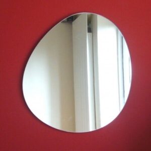 Round Pebble Mirror - 45cm x 42cm