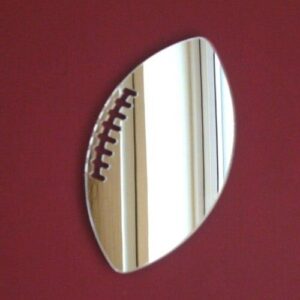 Rugby Ball Mirror - 12cm x 7cm