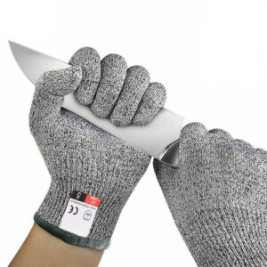 (S) Ranpo 1 Pair Cut Resistant Work Gloves HPPE Safety