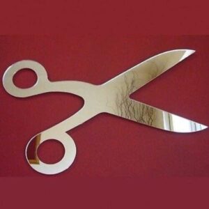 Scissors Mirror - 12cm x 8cm