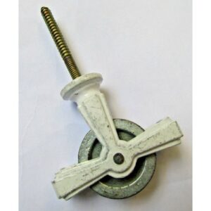 Screw In Ceiling Airer Single Pulley White