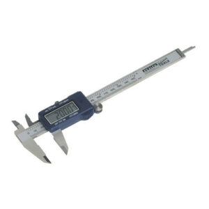 Sealey AK962EV LCD Digital Vernier Calliper Measure Gauge Stainless Steel 150mm
