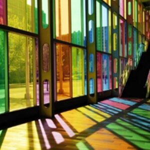 SelfAdhesive Door PET Shop Window Film Multicolor Stickers Decorative Vinyl Cellophane DIY Bundle Tint Transparent Colourful