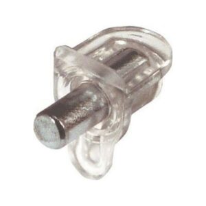 Shelf support Studs plug in Ø 5 mm hole 60 kg load capacity Pack of 12