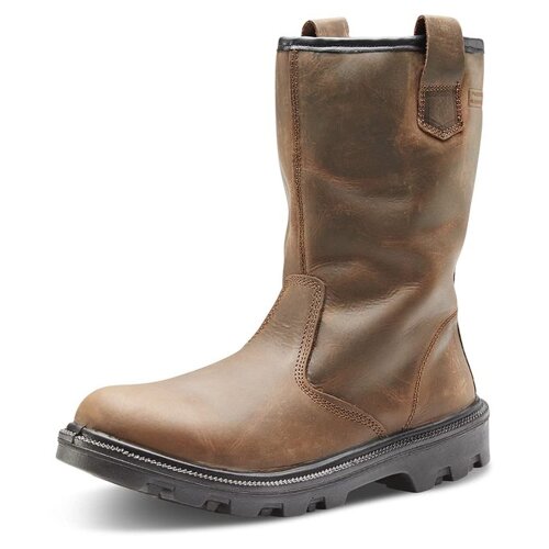 SHERPA DUAL DENSITY POLYURETHANE RUBBER RIGGER BOOT BROWN 12