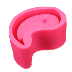 Silicone Mold Gossip Shape Concrete Cement Tabletop Flowerpot Chocolate Mould Crafts