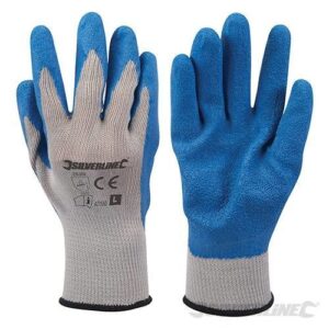 Silverline Rubber Builders Gloves Large