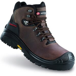 Sixton Stelvio 80087-01 Brown S3 Greased Nubuk Leather Safety Boot