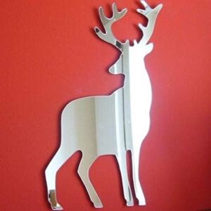 Stag Mirrors (Looking behind) - 20cm x 11cm