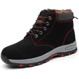 Steel Toe Cap Safety Boots with Warm Fur Lining