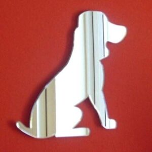 Super Cool Creations Beagle Dog Mirror - 12cm x 8cm