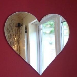 Super Cool Creations Heart Mirror - 12cm x 10cm