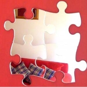 Super Cool Creations Jigsaw Mirror - 20cm x 20cm in 4 Pieces