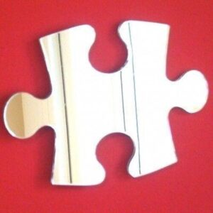 Super Cool Creations Jigsaw Piece Mirror - 12cm x 8.5cm