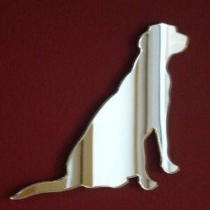 Super Cool Creations Labrador Dog Mirror (sitting) - 20cm x 18cm
