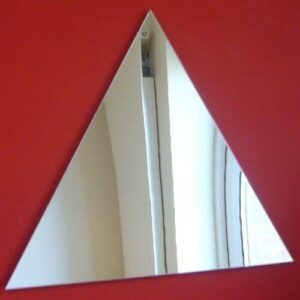 Super Cool Creations Pack of 10 Triangle Mirrors - 4cm each