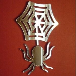 Super Cool Creations Spider & Web Mirror - 60cm x 40cm