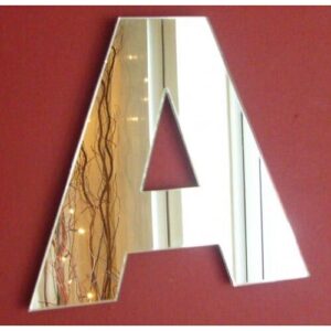 Super Cool Creations Upper Case Letter A Mirrors - 15cm