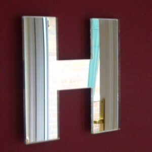 Super Cool Creations Upper Case Letter H Mirrors - 45cm