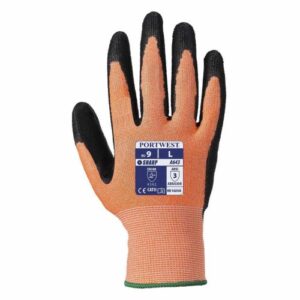 sUw - 12 Pair Pack Amber Cut Level 3 Resistant Hand Protection Glove